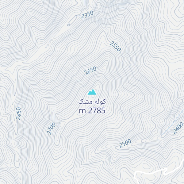 Map of کوله مشک