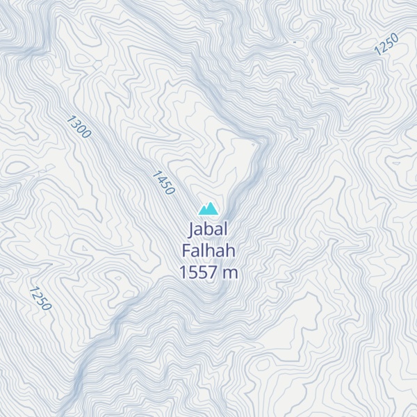 Map of Jabal Falhah