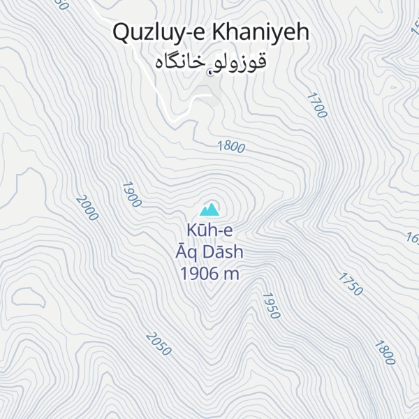 Map of Kūh-e Āq Dāsh