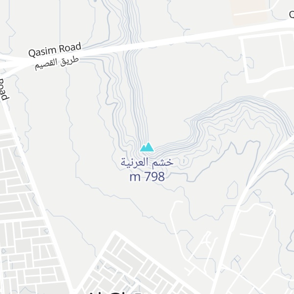 Map of خشم العرنية