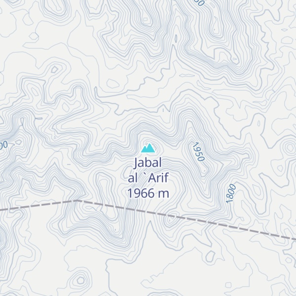 Map of Jabal al `Arif