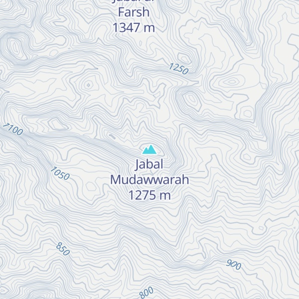 Map of Jabal Mudawwarah