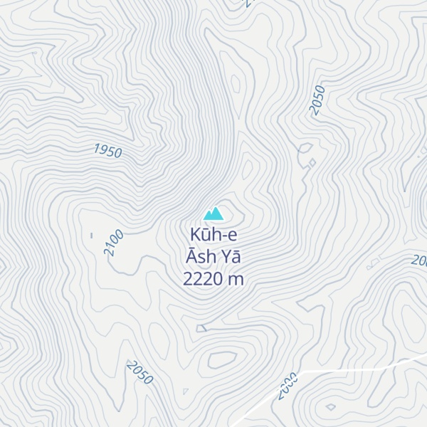 Map of Kūh-e Āsh Yā