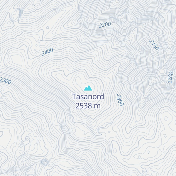 Map of Tasanord