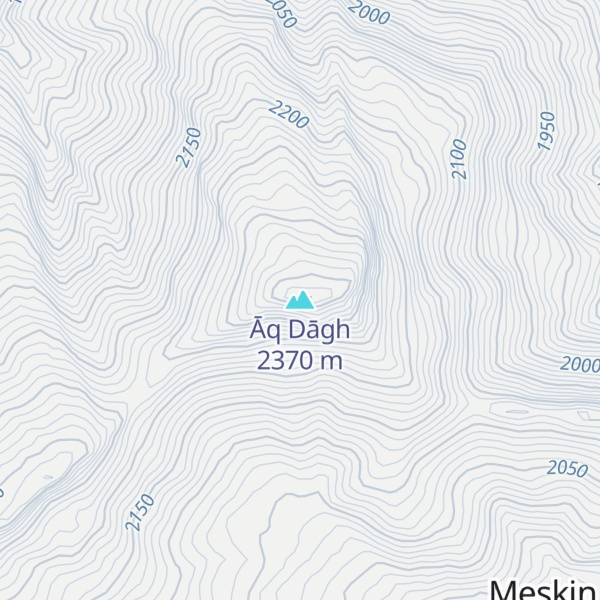 Map of Āq Dāgh