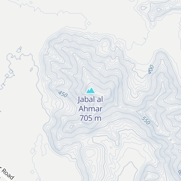 Map of Jabal al Ahmar