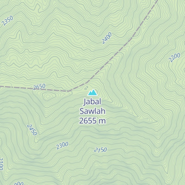 Map of Jabal Sawlah