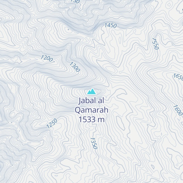 Map of Jabal al Qamarah