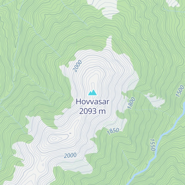 Map of Hovvasar