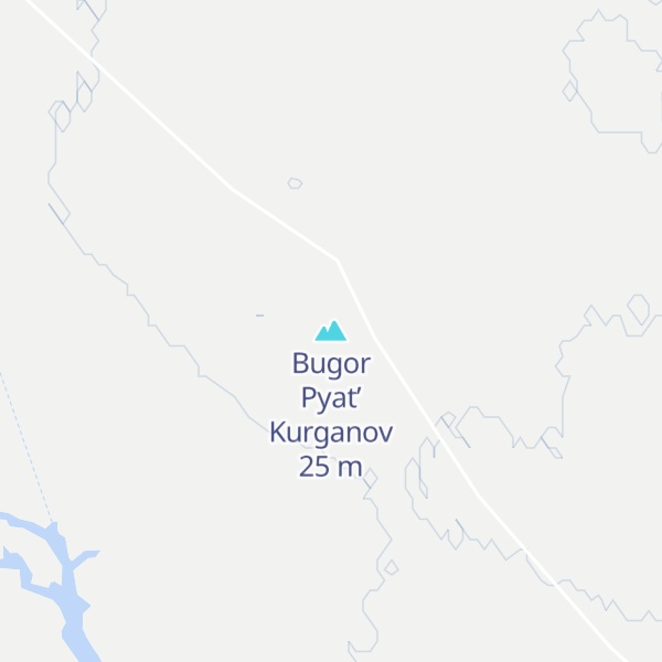 Map of Bugor Pyat’ Kurganov
