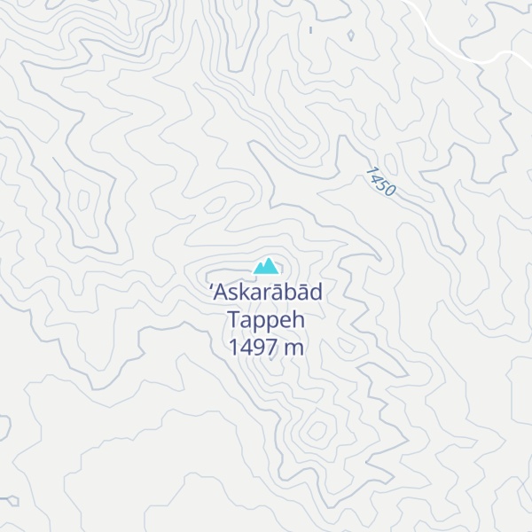 Map of ‘Askarābād Tappeh