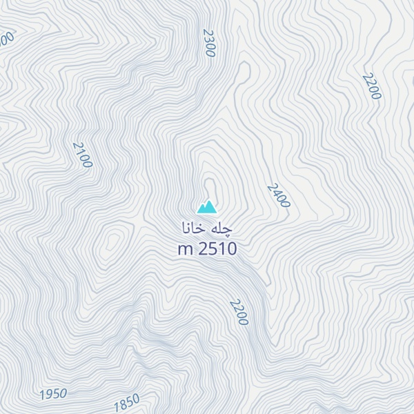 Map of چله خانا