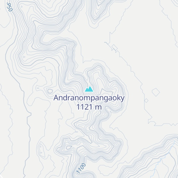 Map of Andranompangaoky