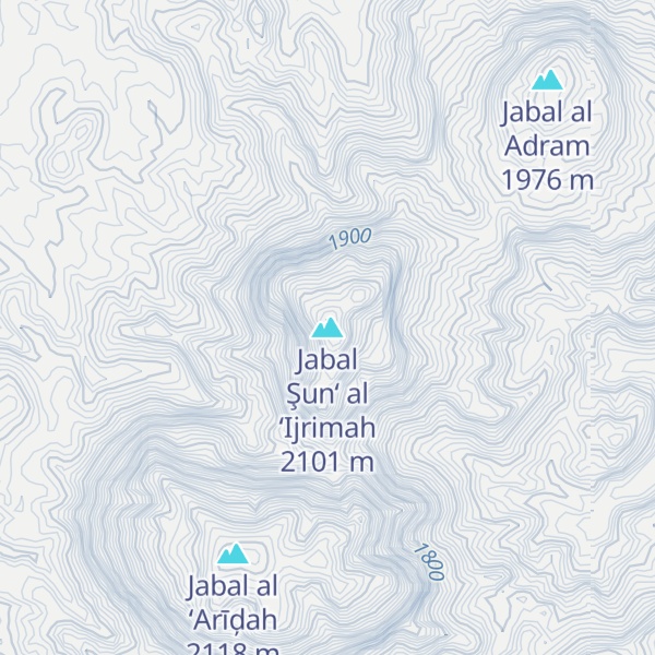 Map of Jabal Şun‘ al ‘Ijrimah