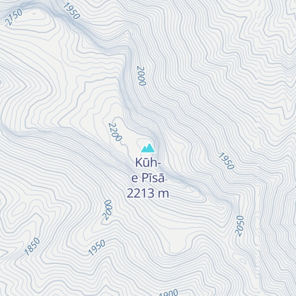 Map of Kūh-e Pīsā