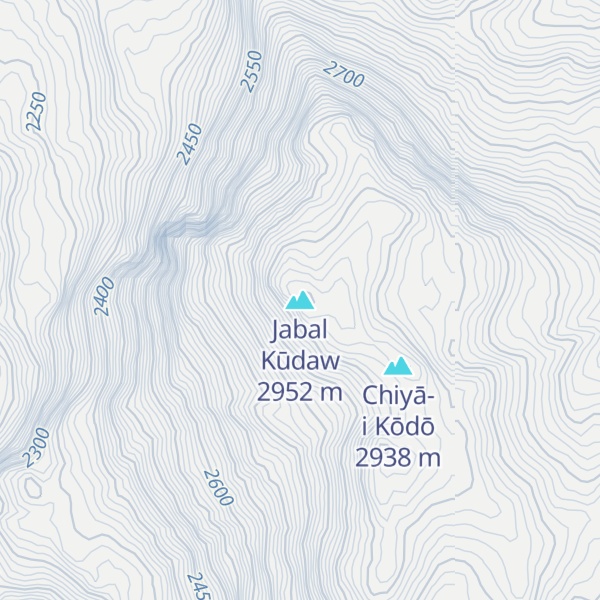 Map of Jabal Kūdaw