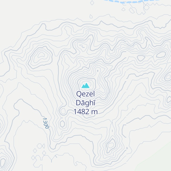 Map of Qezel Dāghī
