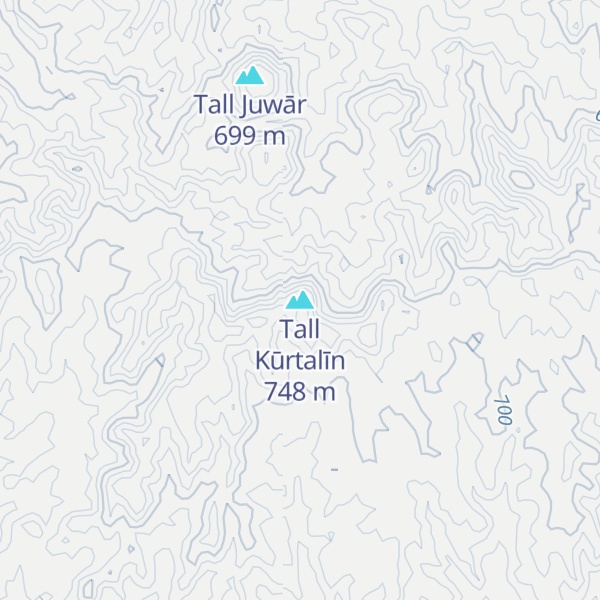 Map of Tall Kūrtalīn
