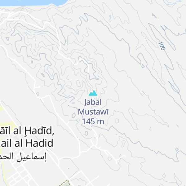 Map of Jabal Mustawī
