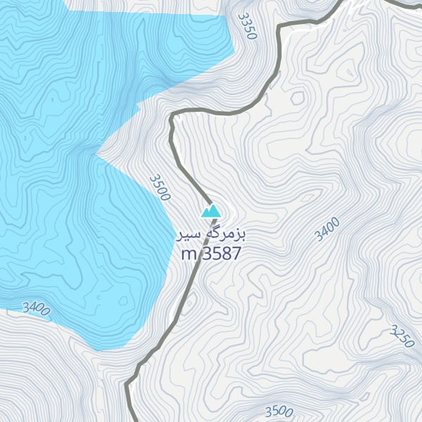 Map of بزمرگه سیر
