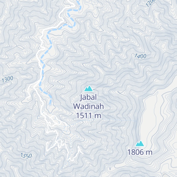 Map of Jabal Wadinah