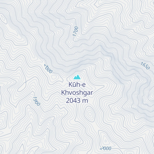 Map of Kūh-e Khvoshgar