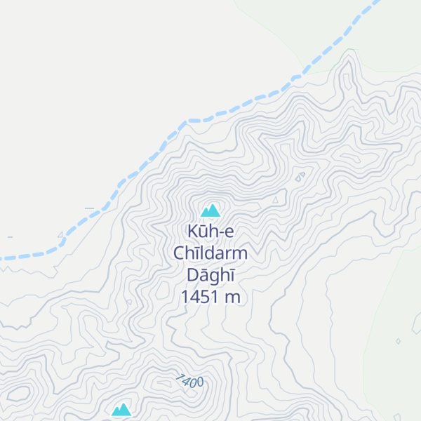 Map of Kūh-e Chīldarm Dāghī