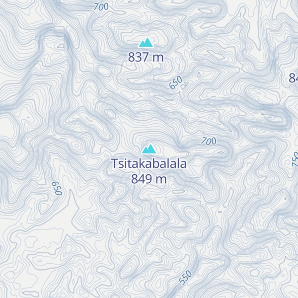Map of Tsitakabalala