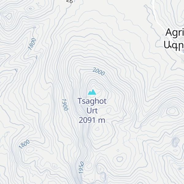 Map of Tsaghot Urt
