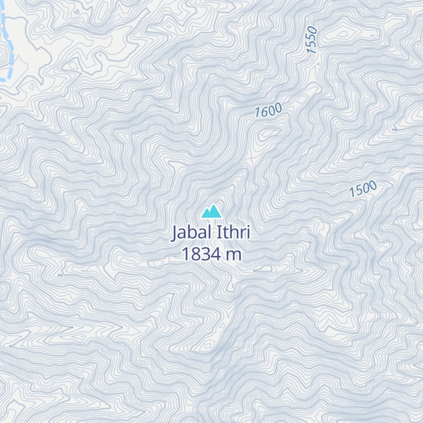 Map of Jabal Ithri
