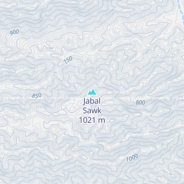Map of Jabal Sawk