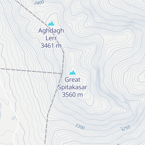 Map of Great Spitakasar
