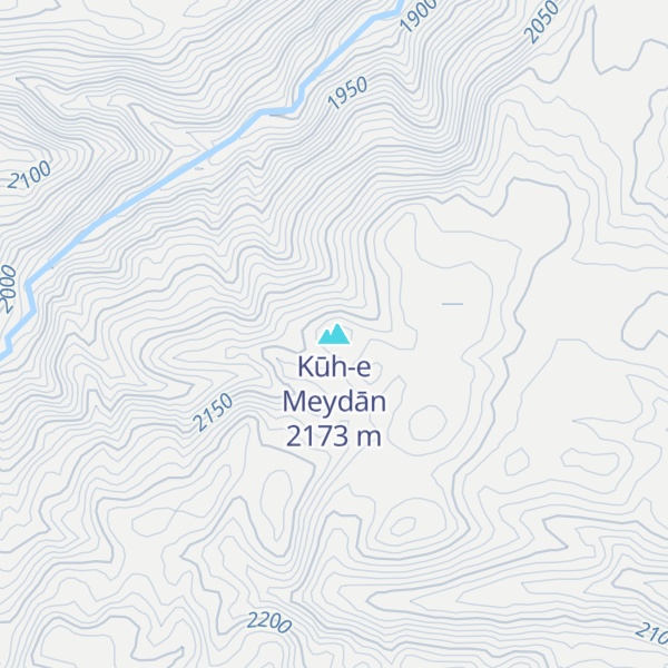 Map of Kūh-e Meydān