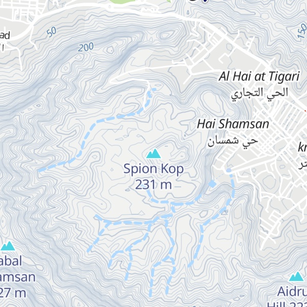 Map of Spion Kop