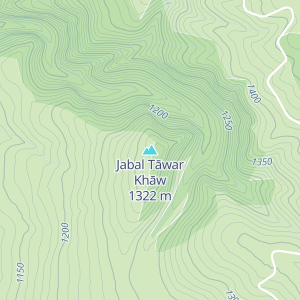 Map of Jabal Tāwar Khāw