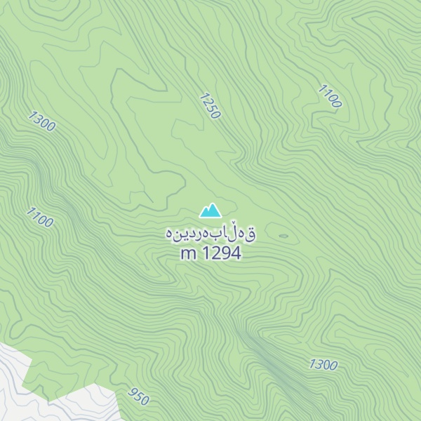 Map of قەڵابەردینە