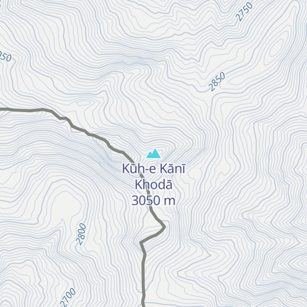 Map of Kūh-e Kānī Khodā