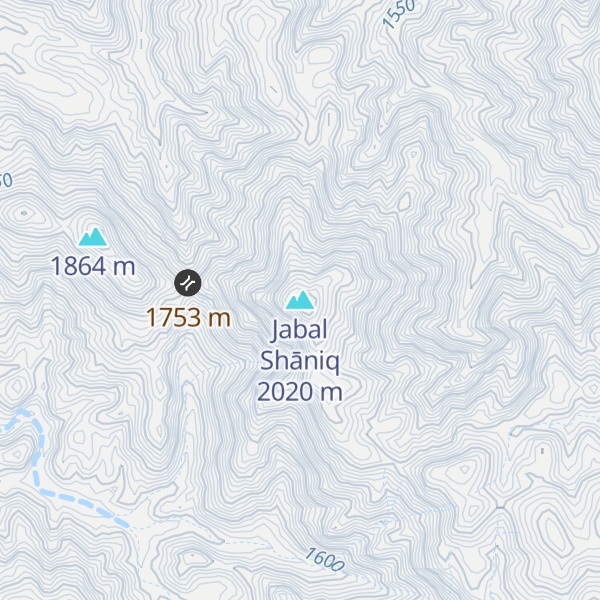 Map of Jabal Shāniq