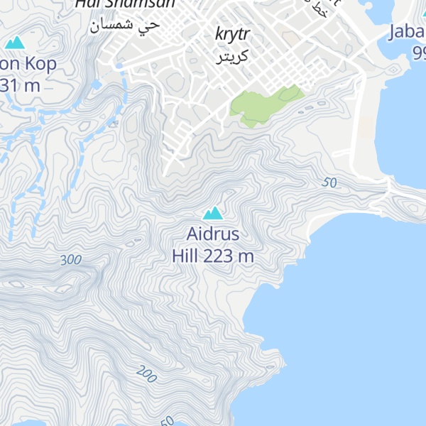 Map of Aidrus Hill