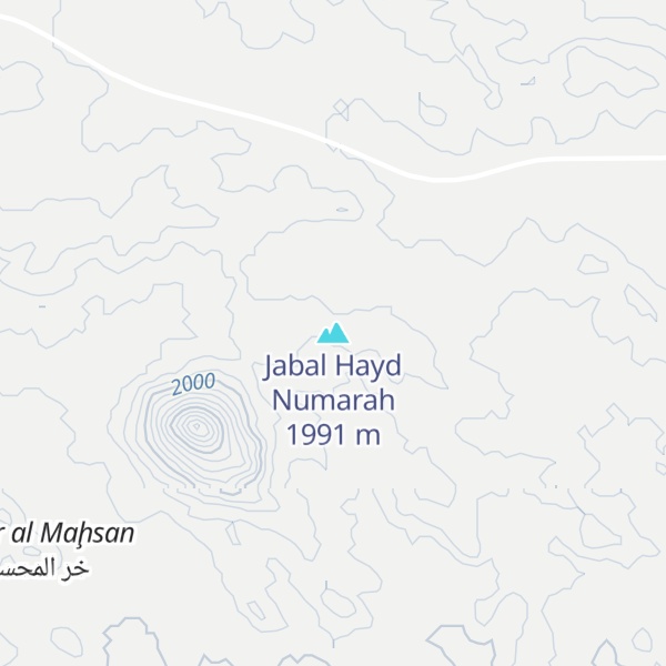 Map of Jabal Hayd Numarah