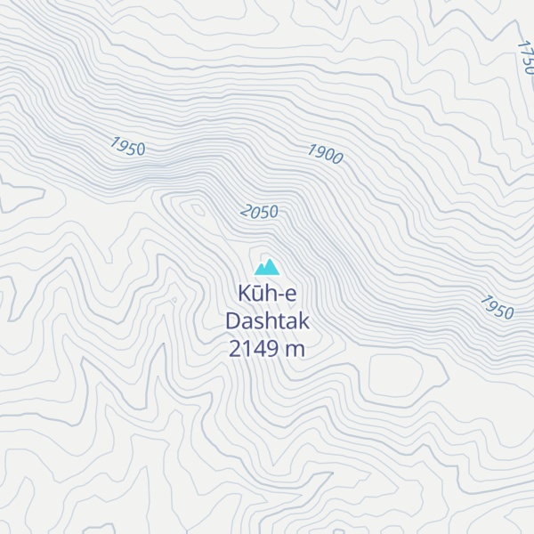 Map of Kūh-e Dashtak