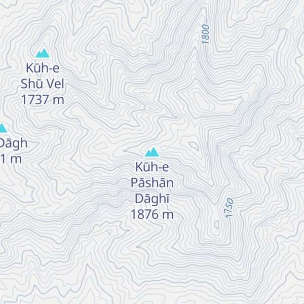 Map of Kūh-e Pāshān Dāghī