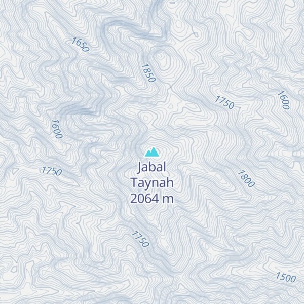 Map of Jabal Taynah