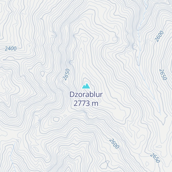 Map of Dzorablur