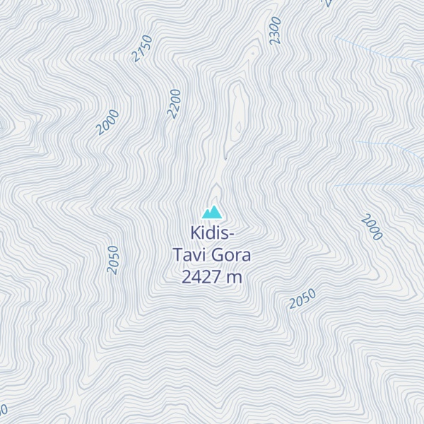 Map of Kidis-Tavi Gora