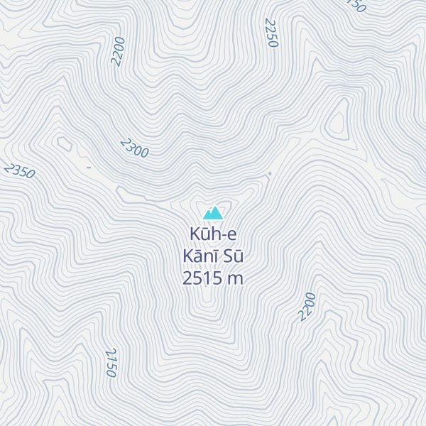 Map of Kūh-e Kānī Sū