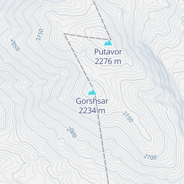 Map of Gorshsar