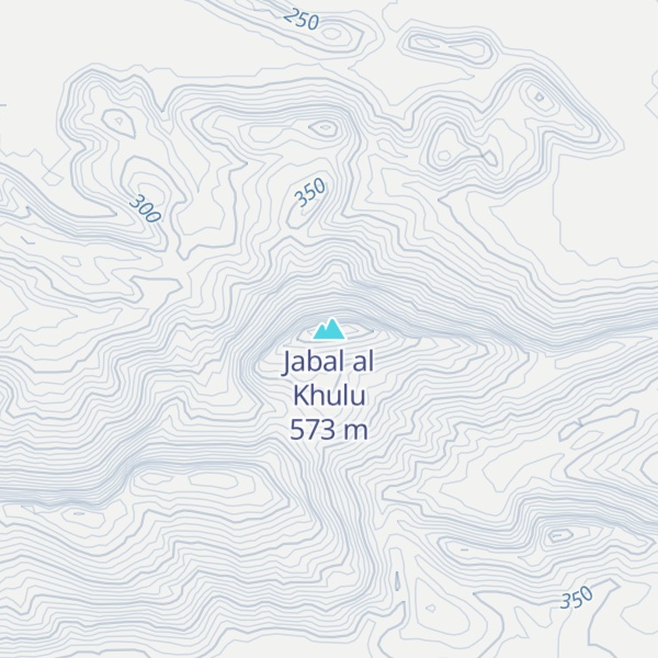 Map of Jabal al Khulu