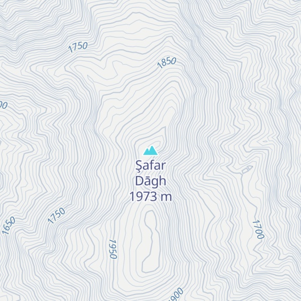 Map of Şafar Dāgh