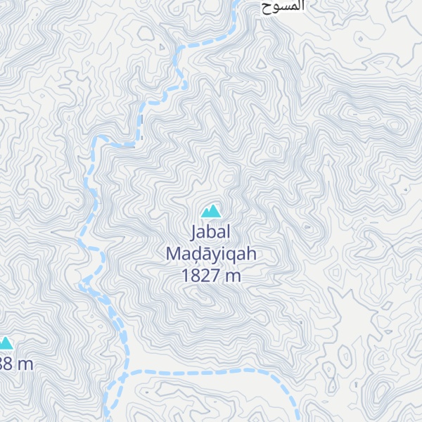 Map of Jabal Maḑāyiqah